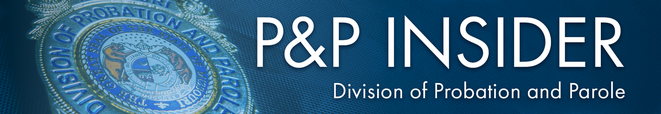 P&P newsletter masthead, badge 
