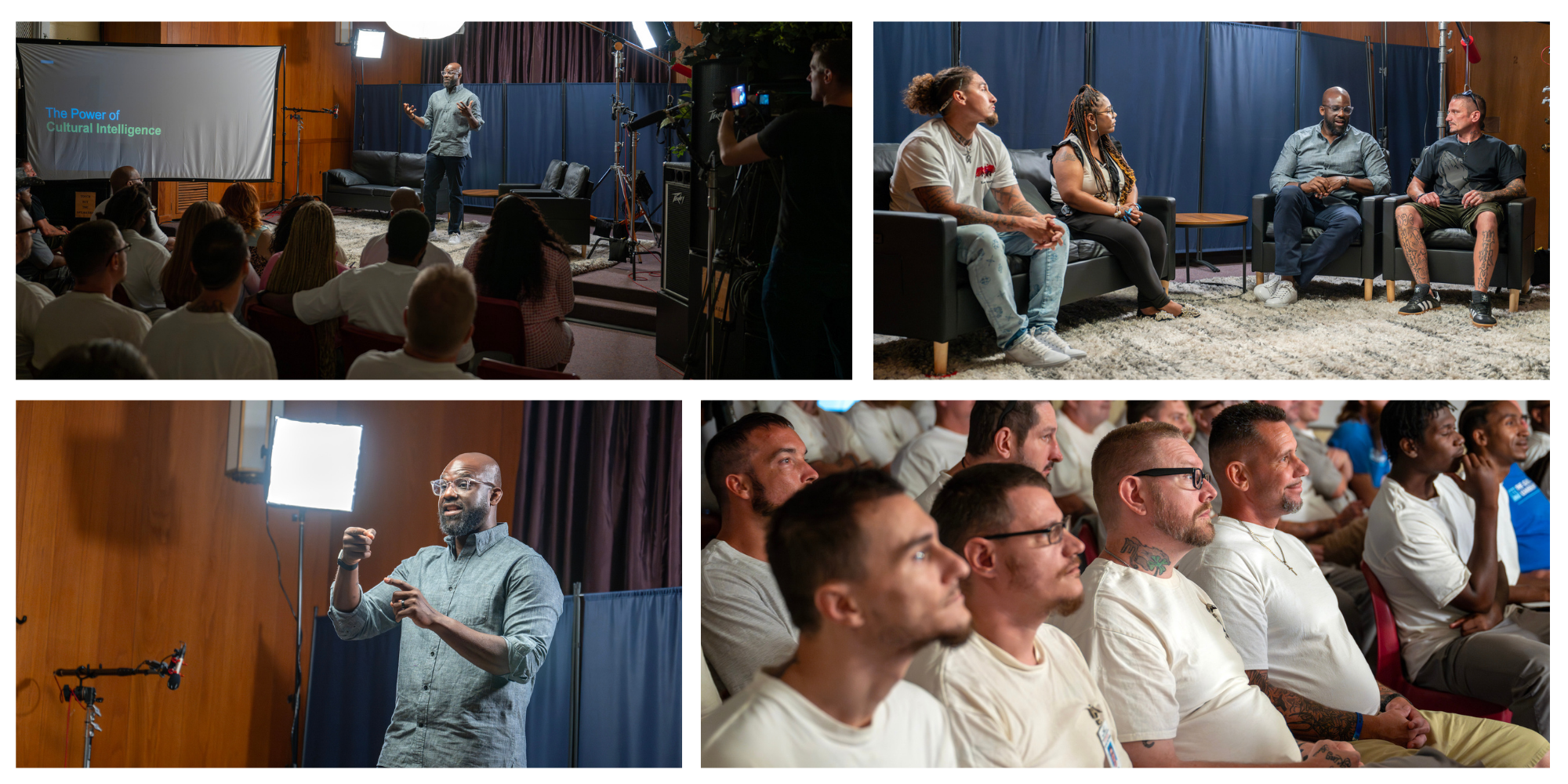 development reach. Photo collage - Global Leadership Academy events