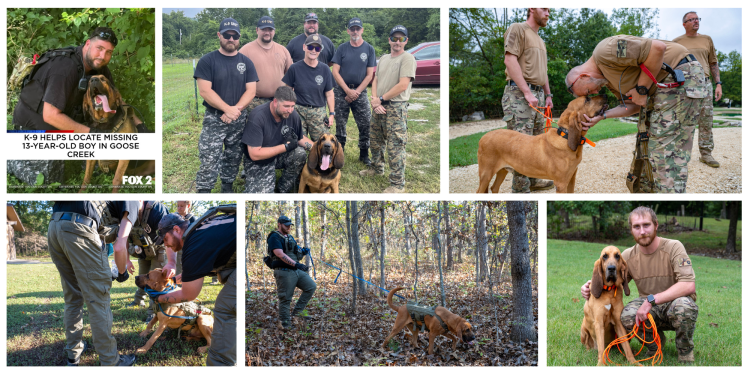 25 Things: We rescued a teen from the bottom of a ravine Photo collage - dog team competition events
