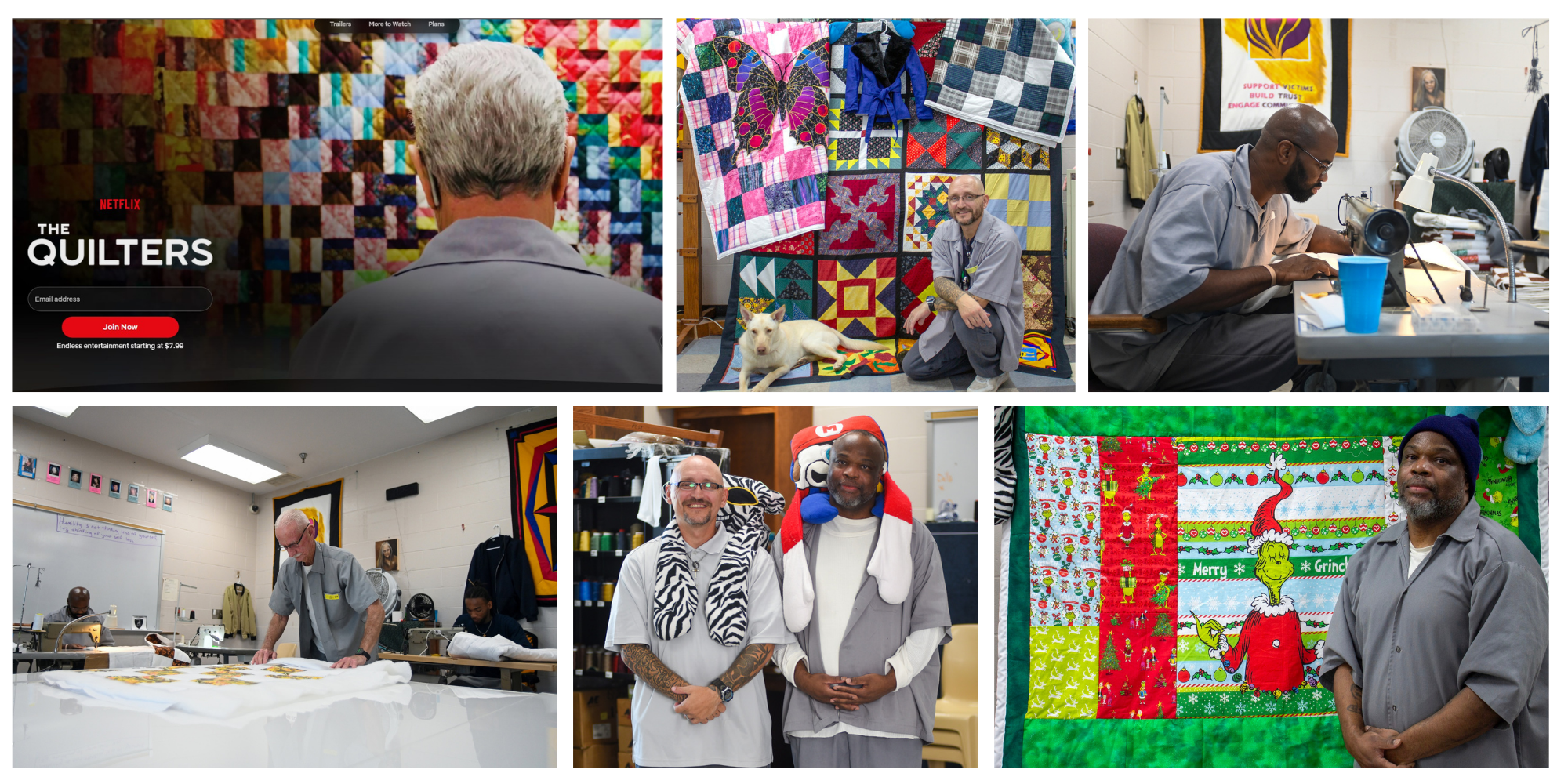 25 Things: We sewed up support for Missouri kids Photo collage - prison quilting programs