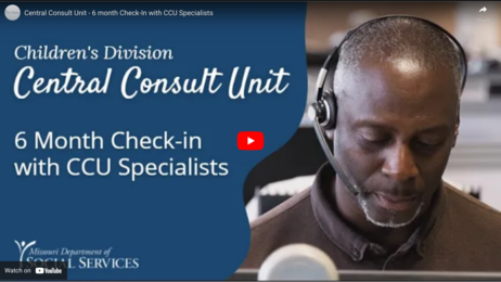 CCU Specialist Video Testimony