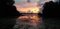 Marguerite-Goose Creek Reservoir sunset