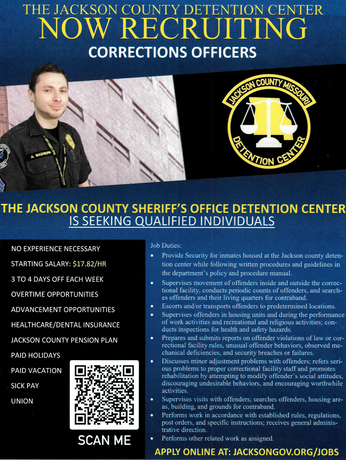 FSD- Jackson County corrections flyer