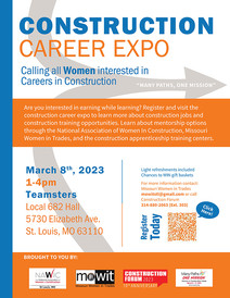 FSD- Women in construction event flyer