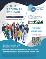 FSD- Rolla Regional job fair flyer