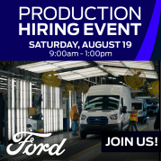 FSD- Ford hiring event flyer