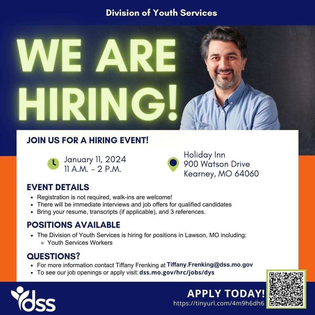 FSD- Division of Youth Services event flyer