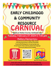 FSD- Dallas Co Carnival event flyer