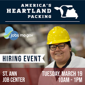 FSD- America's Heartland Packing hiring event flyer