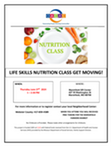 FSD- Nutrition class event flyer