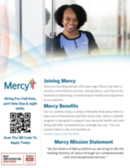 FSD- Mercy Hospital hiring flyer