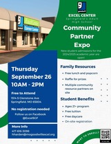 FSD- Springfield Excel Center event flyer