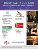 FSD- Hospitality job fair event flyer