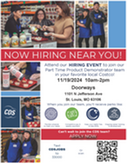 FSD- CDS hiring event flyer