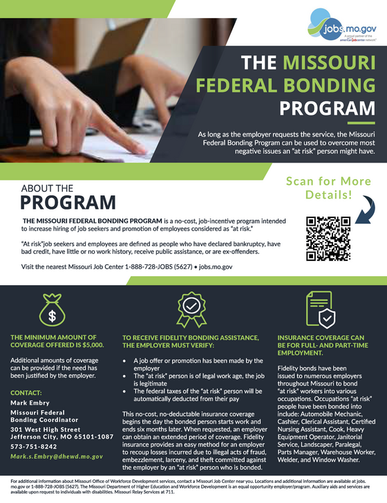 FSD- Federal Bonding flyer