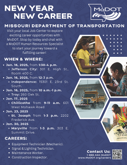 FSD- MODOT hiring event flyer