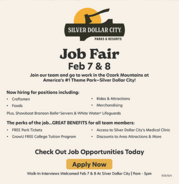 FSD= Silver Dollar City Hiring Event