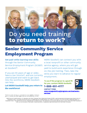 FSD- Senior Community Service Program flyer