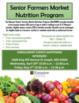 FSD- Senior Farmers Market flyer