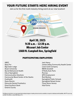 FSD- Springfield job fair event fllyer