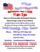 FSD- Veterans Fair event flyer