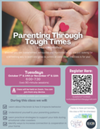 FSD- Parenting Workshop event flyer