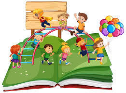 FSD- Cartoon children playing