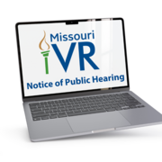 Notice of Public Hearing on a computer screen