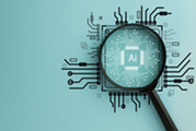 AI & magnifying glass