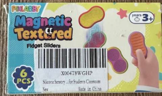 Magnetic Fidget Sliders; Sold on Amazon by PIXLABBY