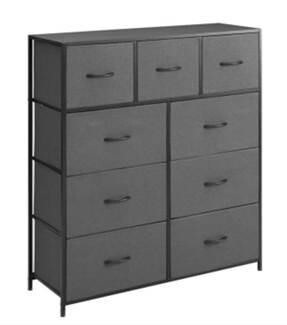 Mainstays Nine-Drawer Fabric Dressers 