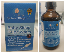 Pacific Health Sciences Voluntarily Recalls One Lot of Babies' Magic Tea Brand Baby Sleep Gripe Water Dietary Supplement
