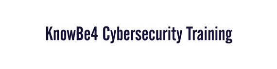knowbe4 cybersecurity training article header
