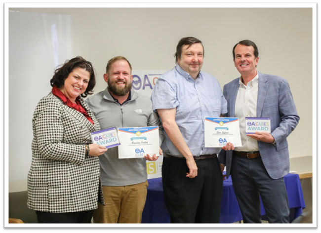 OA Cares winners team photo