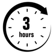 3 hours