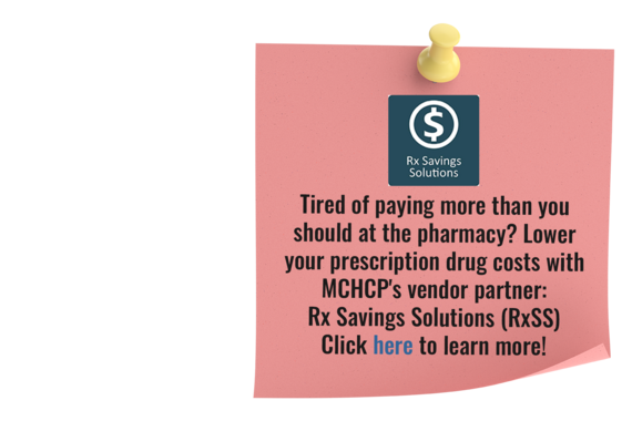 Rx Savings Post-It