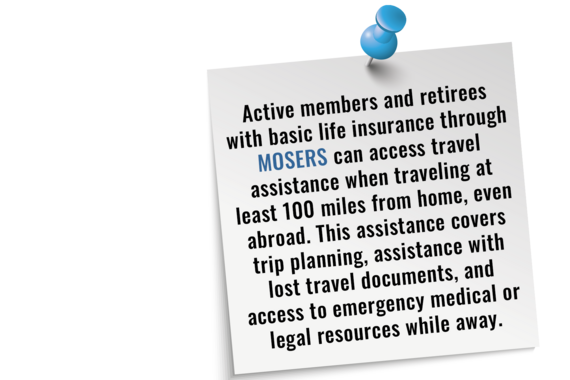 MOSERS Travel Assistance Post-It