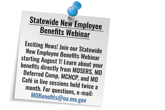 New Employee Benefits Webinar Post-It