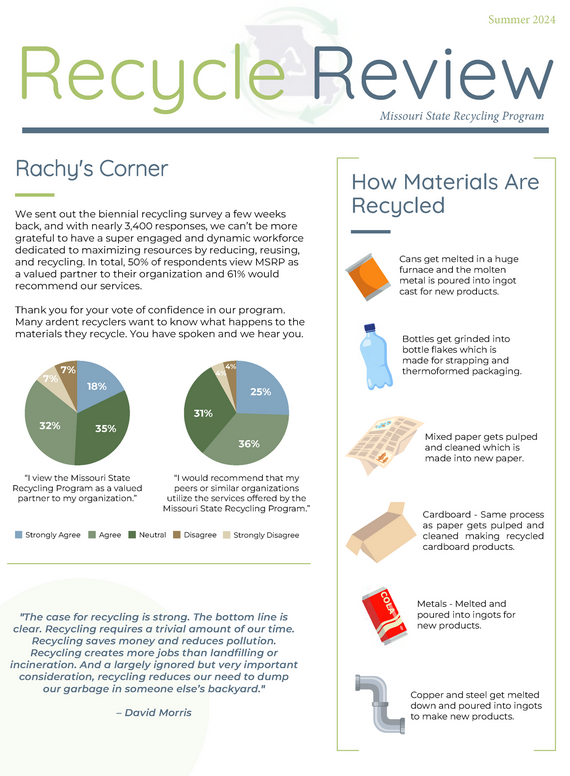 Missouri State Recycling Program Newsletter Summer 2024