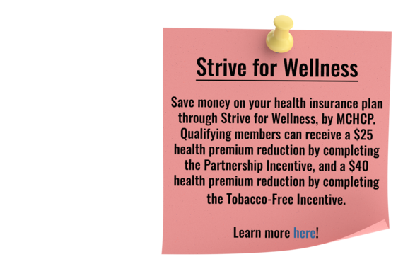 Strive For Wellness Post-It