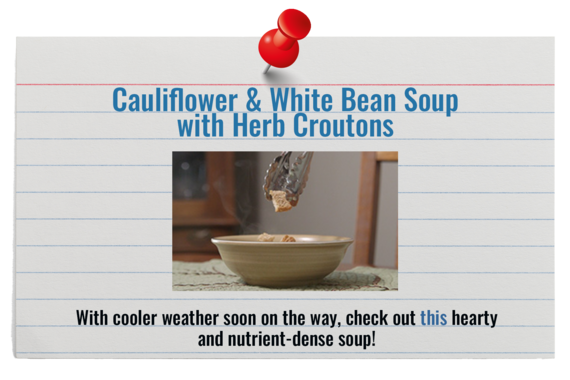 Recipe Card for Cauliflower Soup