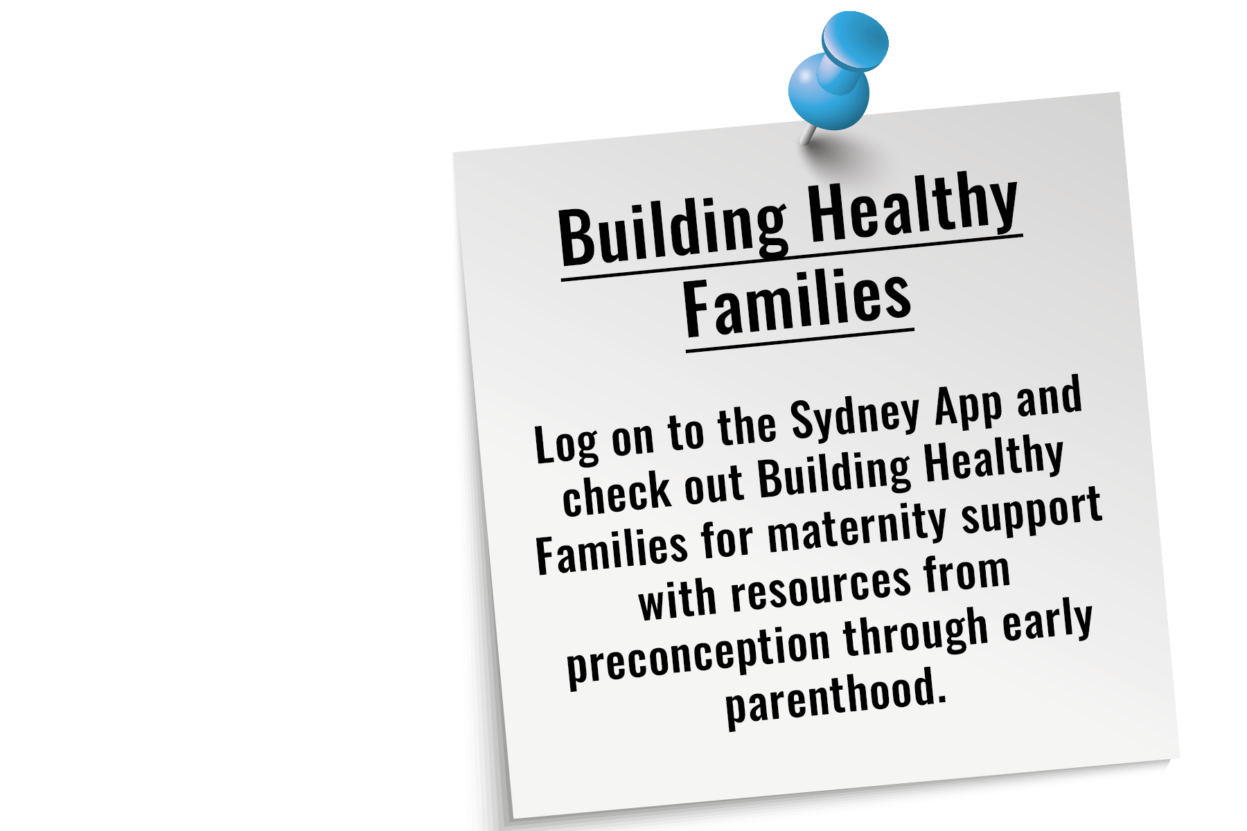 Building Healthy Families