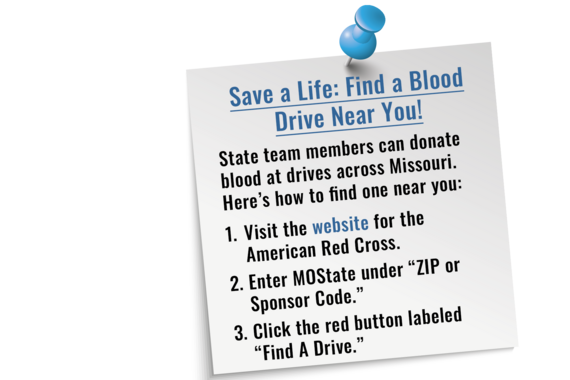 Post-it for Blood Drives