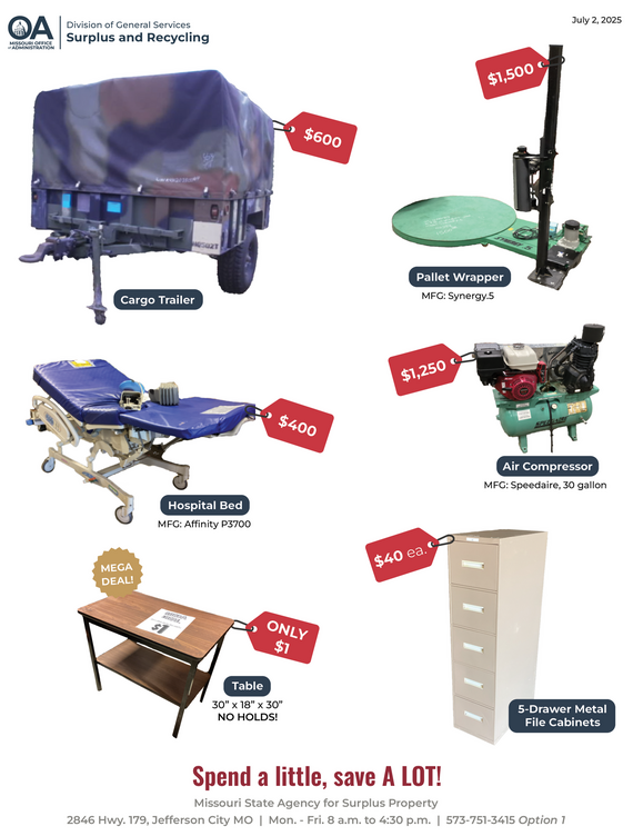 July Surplus Spotlight page 2