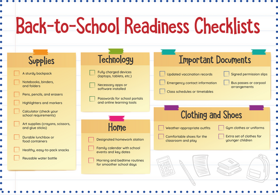 Back to School Checklist