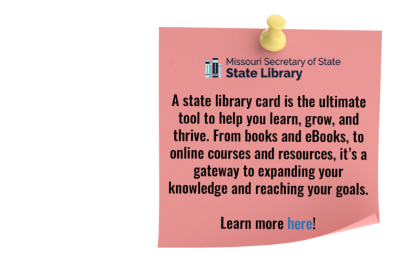 State Library Card Post-It
