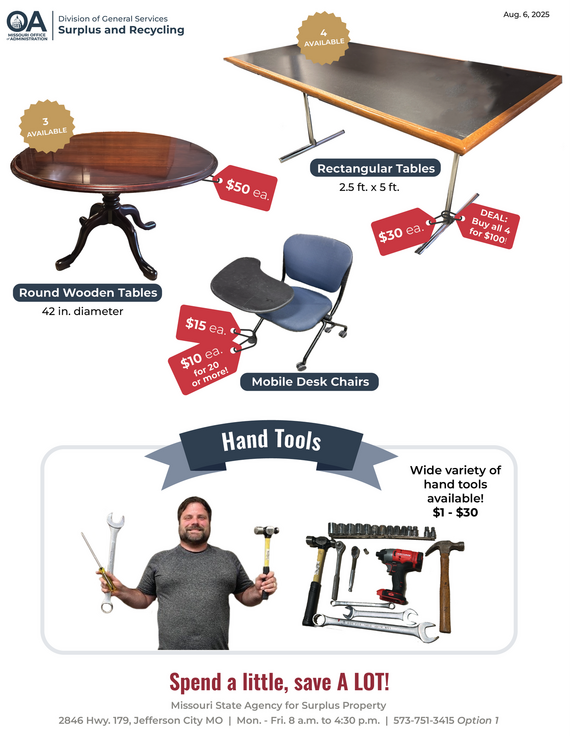 August 2025 Surplus Newsletter page 2