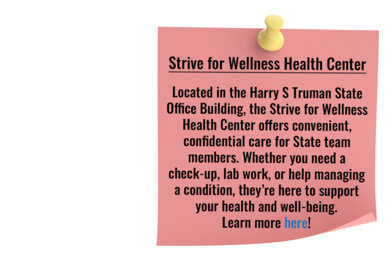 Strive For Wellness Health Center Post-It