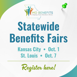 Statewide Benefits Fairs in KC and STL Post-It