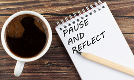 Pause and Reflect Image